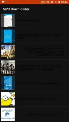 MP3 Downloader android App screenshot 2